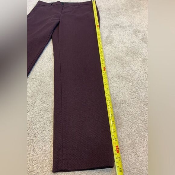 Banana Republic maroon Reegan mid rise slim fit pants Sz 6 - Picture 11 of 12